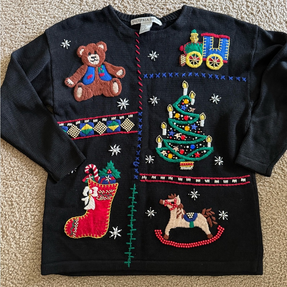 Black Holiday Sweater